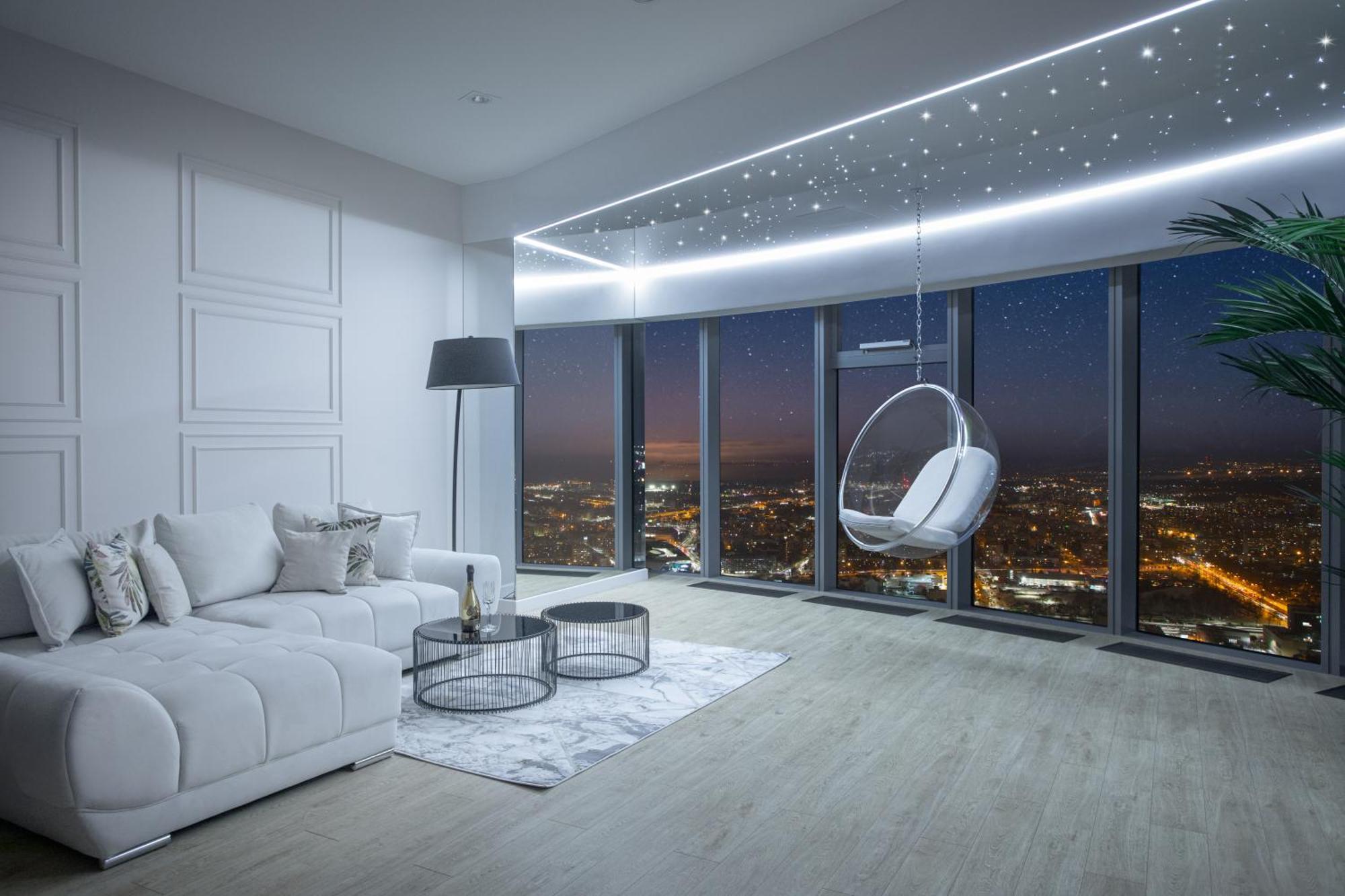 Apartamenty Sky Tower Z Jakuzzi Przy Oknie Breslau Exterior foto