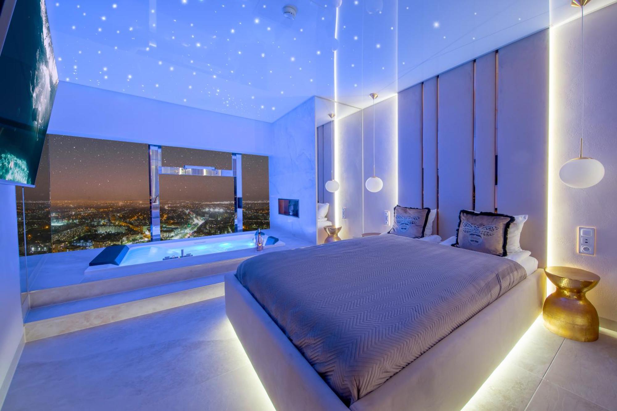 Apartamenty Sky Tower Z Jakuzzi Przy Oknie Breslau Exterior foto