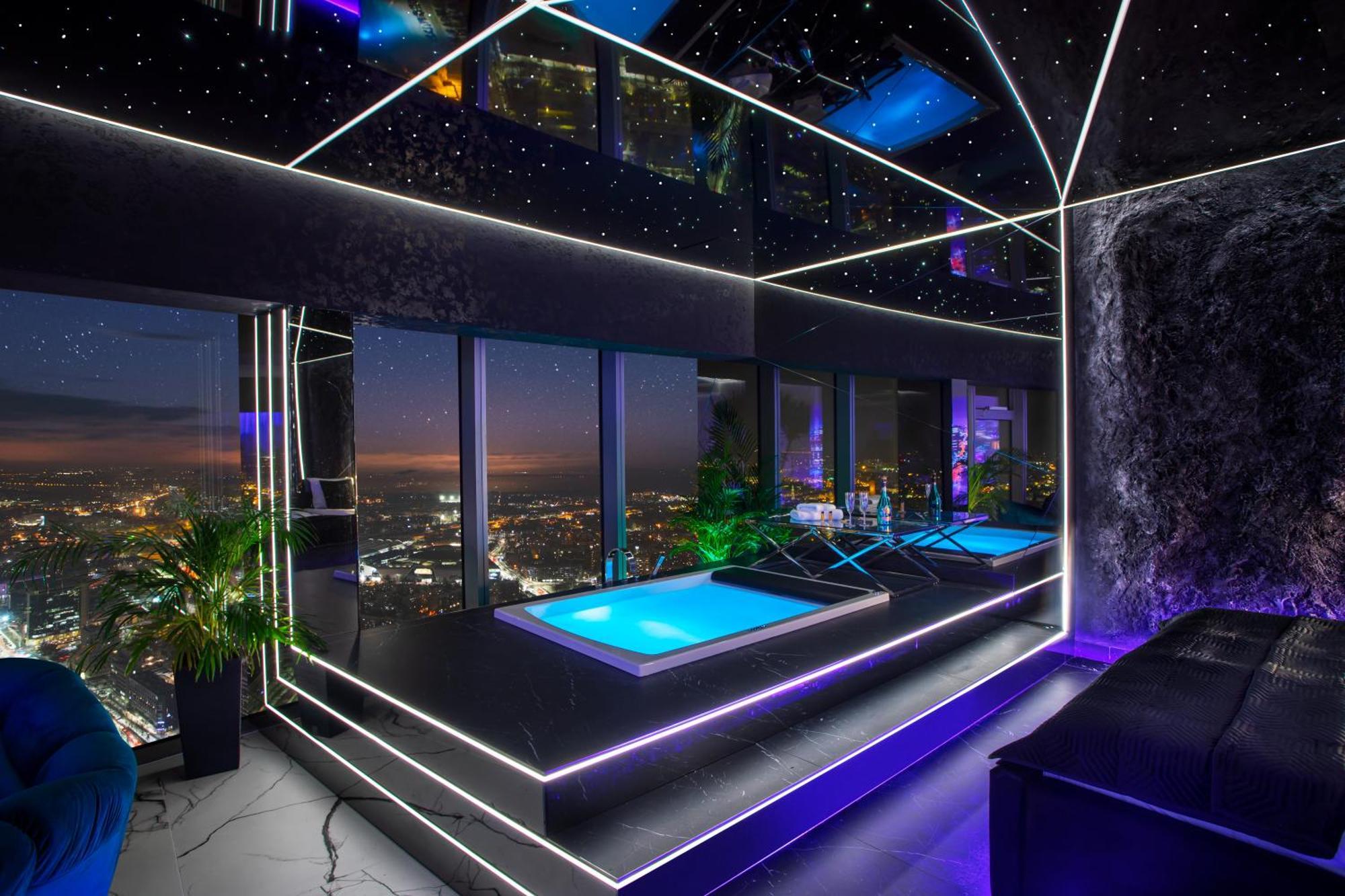 Apartamenty Sky Tower Z Jakuzzi Przy Oknie Breslau Exterior foto