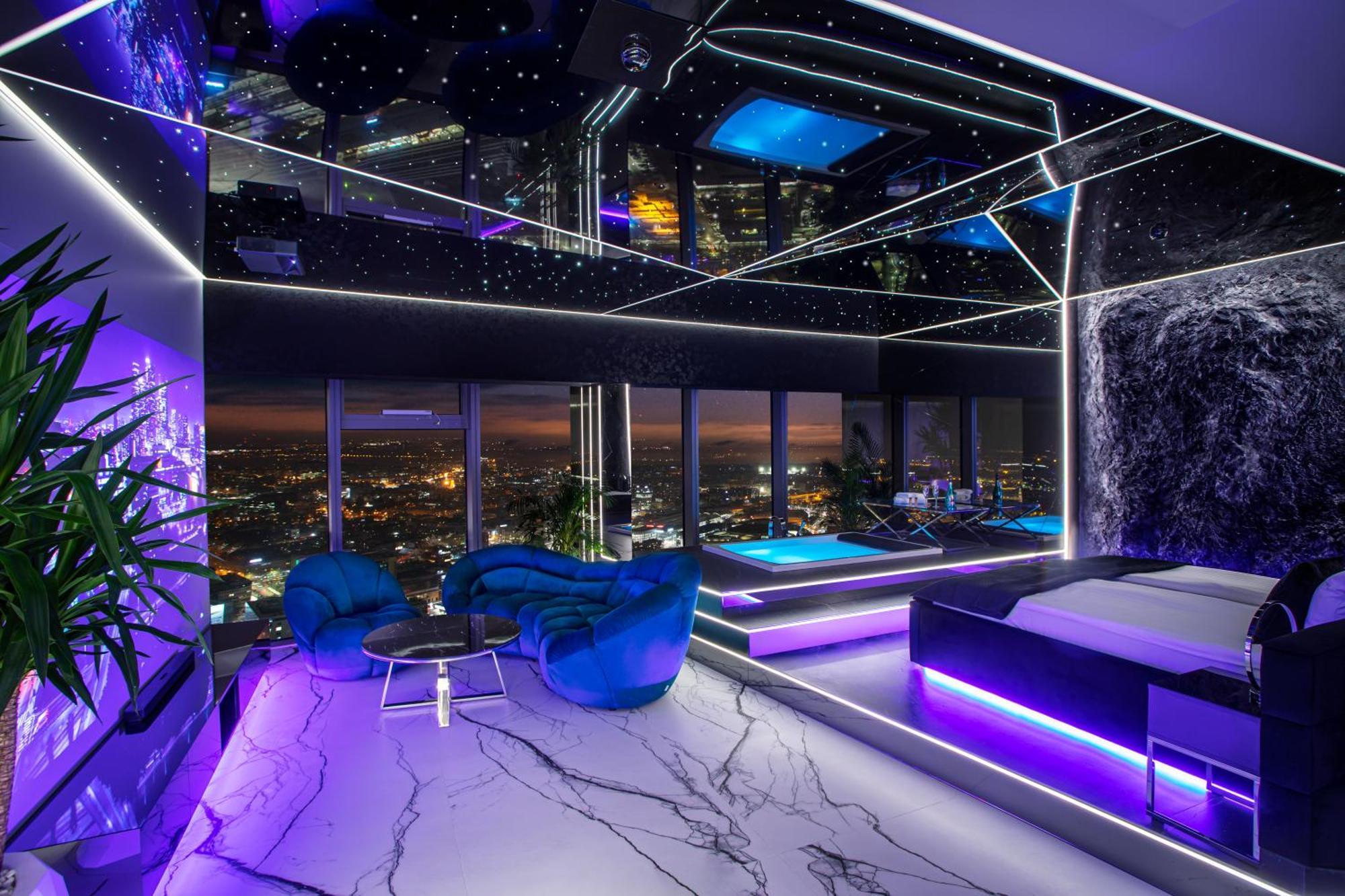 Apartamenty Sky Tower Z Jakuzzi Przy Oknie Breslau Exterior foto