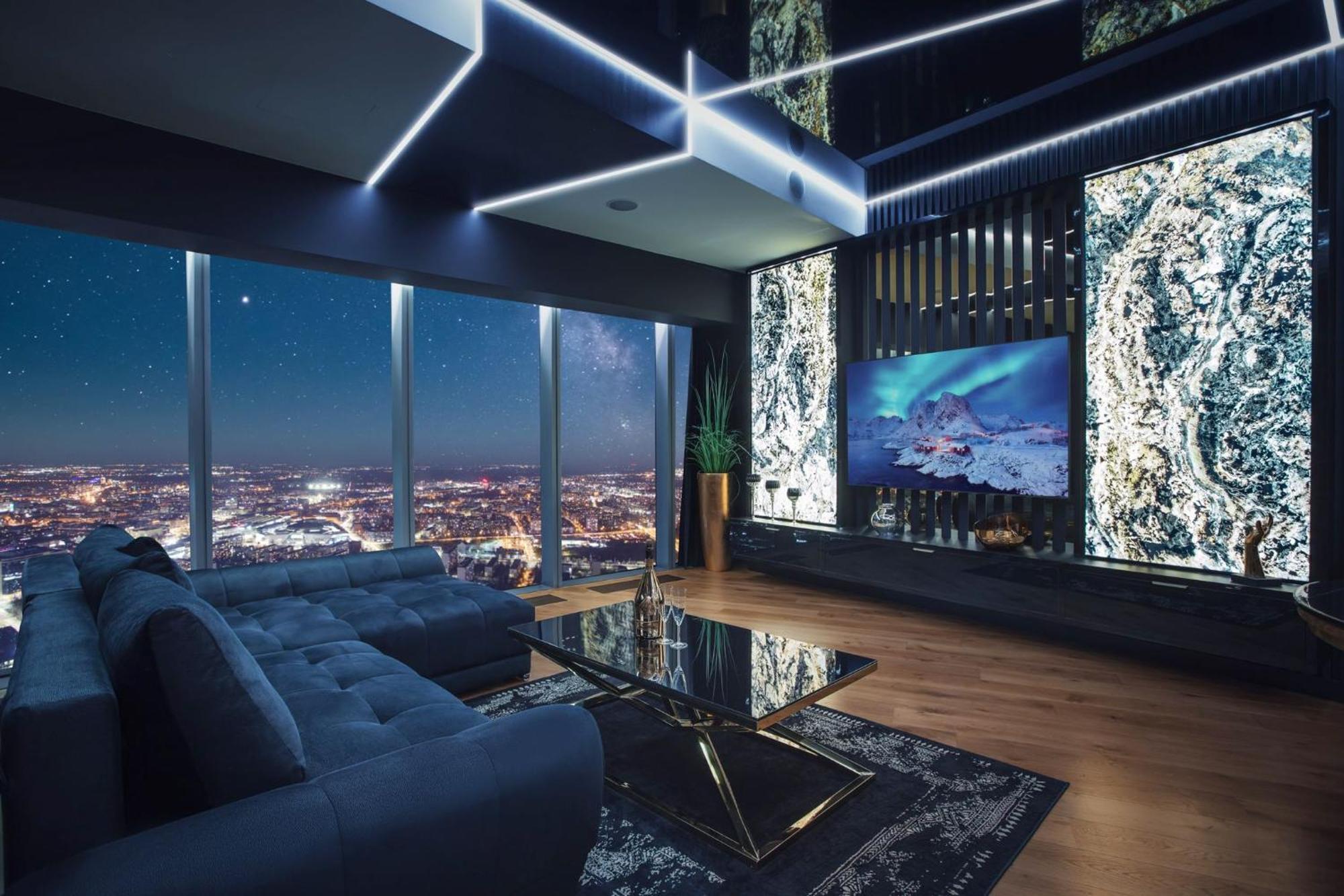 Apartamenty Sky Tower Z Jakuzzi Przy Oknie Breslau Exterior foto