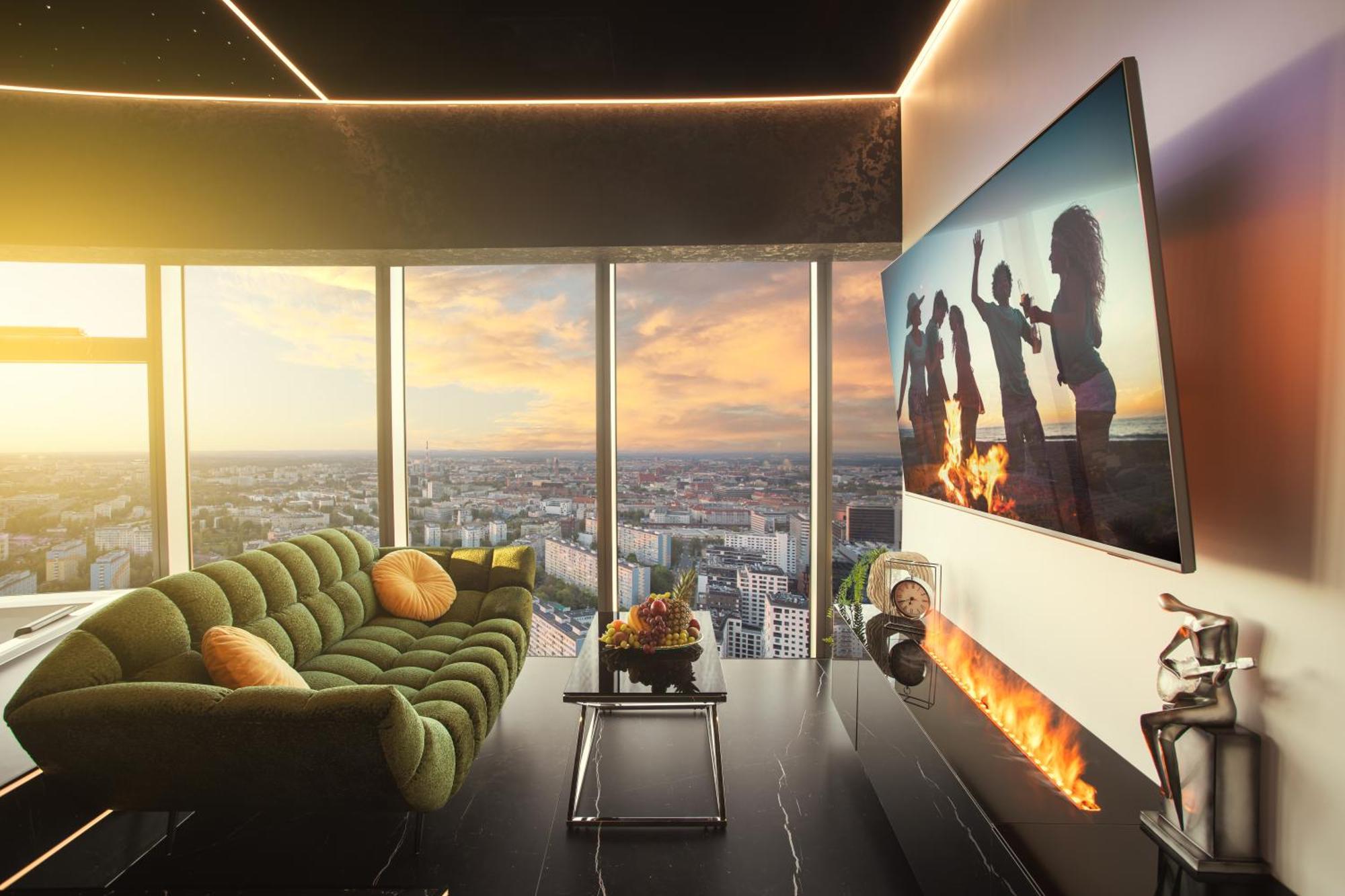 Apartamenty Sky Tower Z Jakuzzi Przy Oknie Breslau Exterior foto